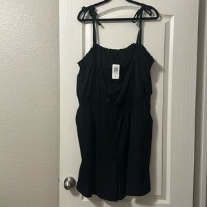Torrid 3X NWT black romper